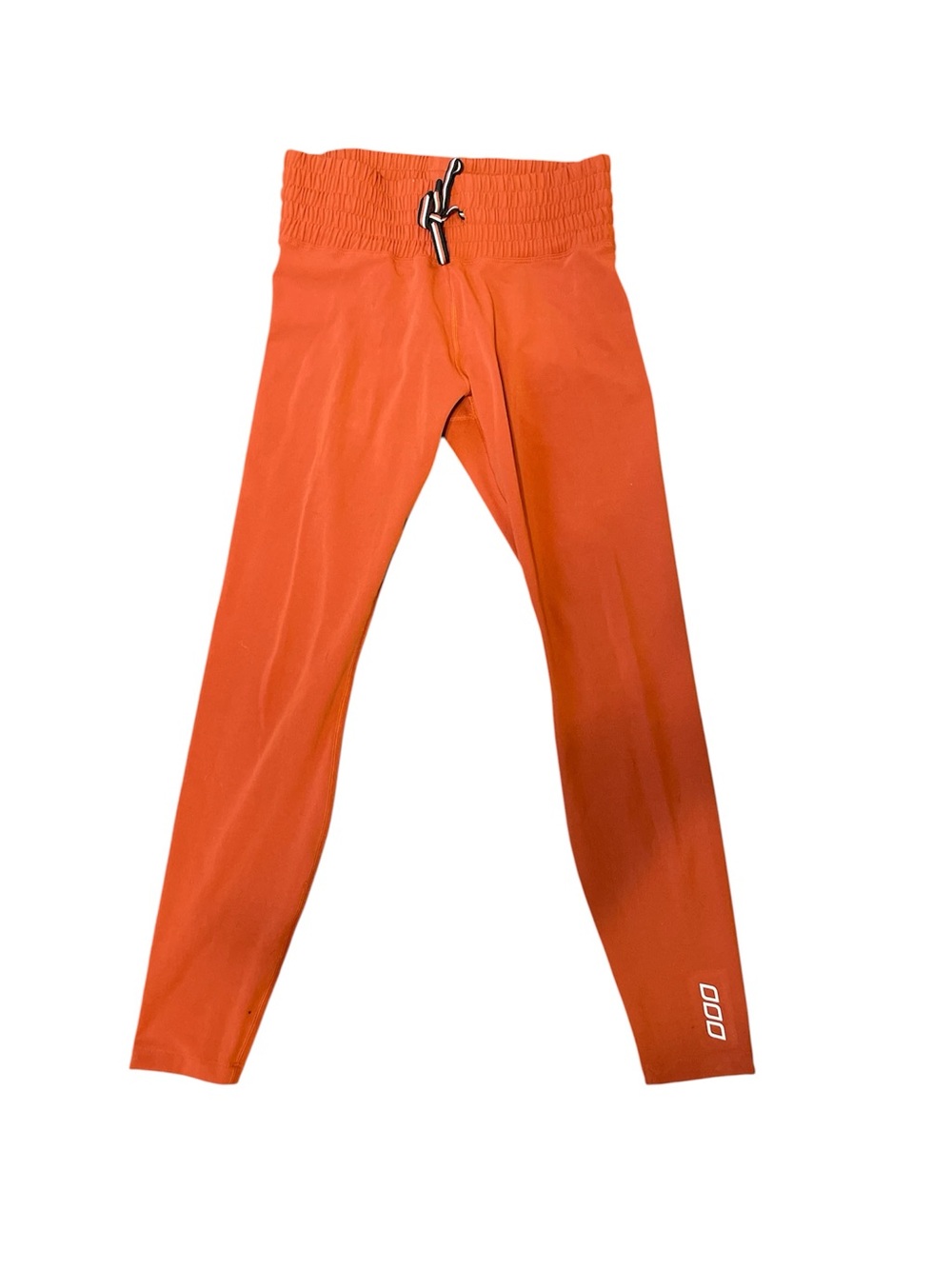Lorna Jane Orange Active Leggings with Drawstring Waist